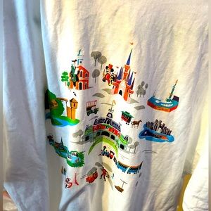 DISNEY X VANS EPCOT WORLD CENTER SHIRT NWT